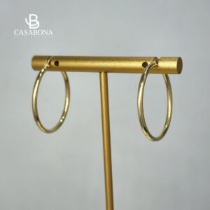 Argollas Redondas- Oro Amarillo 18 Kilates