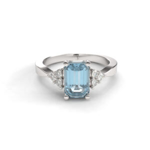 Ross - Anillo Solitario Pavé