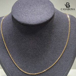 Cadena Delgada -  Oro Amarillo 18k