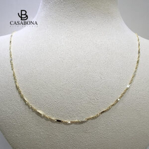 Cadena Reflejos -  Oro Amarillo 18k
