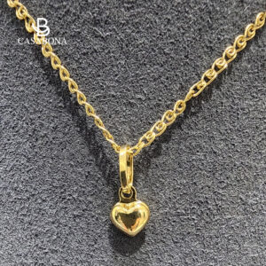 Corazón de Oro Amarillo 18k 6mm (no incluye cadena)