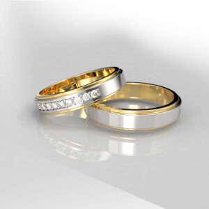 Diamante Queen - Argollas de Matrimonio