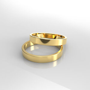 Corte Plano 3mm - Argollas de Matrimonio